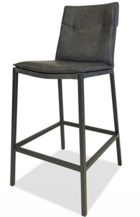 Counter stools distressed look leatherette