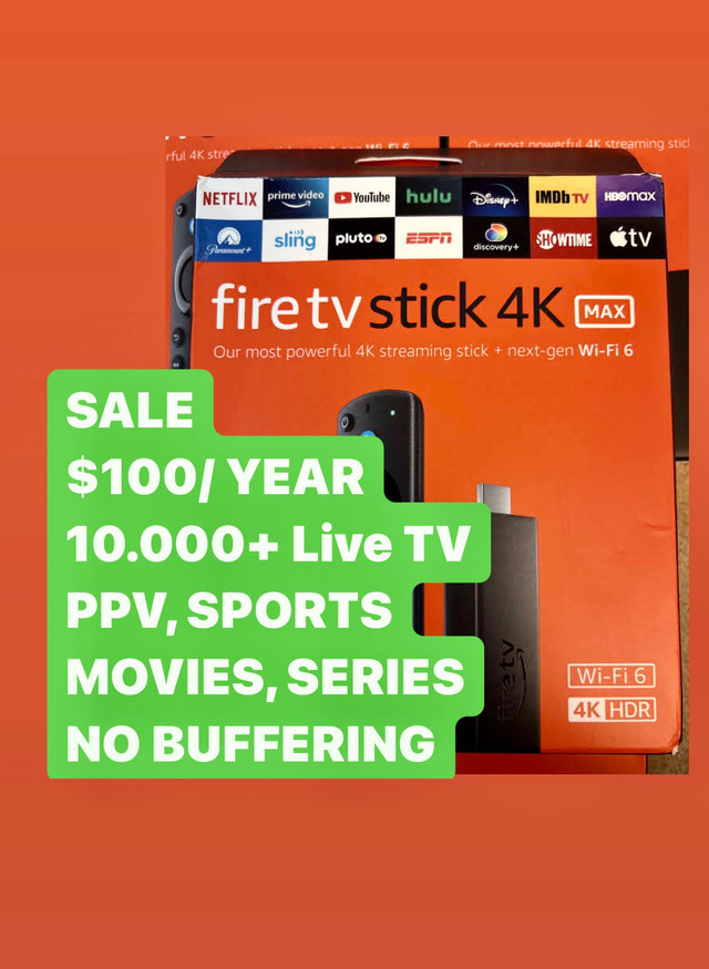 JAILBREAK YOUR   FIRESTICK WATCH 4K UHD  10.000+ LIVE TV in TVs in London