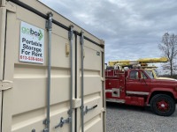STORAGE CONTAINER RENTAL BY GOBOX. PICTON ONTARIO.