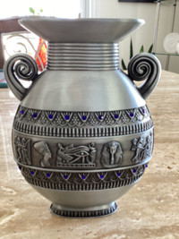 Small Egyptian Pewter Vase