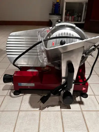Only used 3 times I am selling a Eurodib meat slicer, model HBS-250A, in used but good condition. Th...