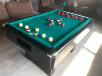 Bumper Pool Table with slate