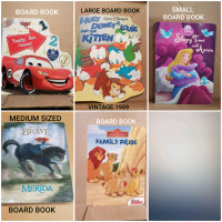 DISNEY BOARD BOOKS.  PRICES IN AD