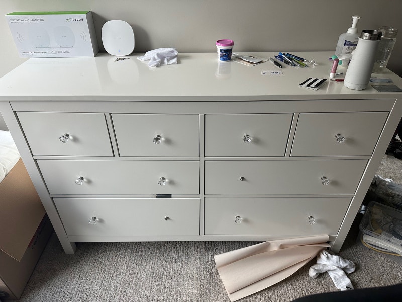 IKEA Hemnes 8drawer dresser (white) Dressers & Wardrobes Calgary