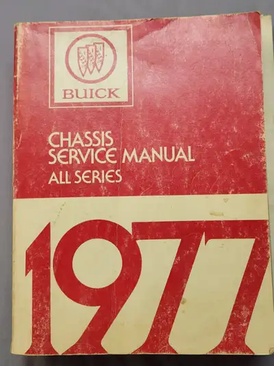 1977 service manual - Buick.......has been used but is in excellent condition....from a smoke free h...