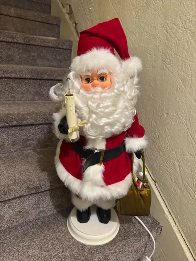 Santa with Candle, View more