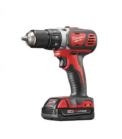 New! Milwaukee M18 1/2" Compact Drill Driver with Battery, View more