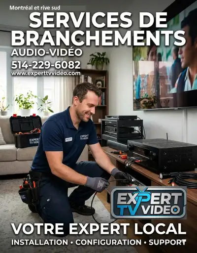 Branchements électroniques Audio et vidéo, View more