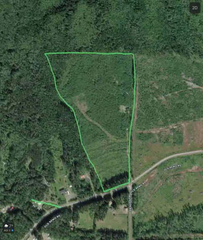 40 Acres raw land for sale on Old Remo Rd in Terrace, BC. $370,000 - Purchased in 2019 - Previously...