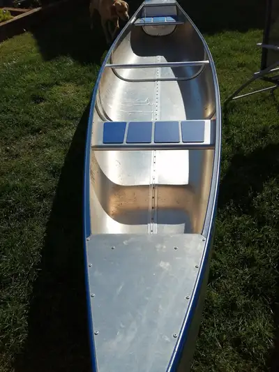 Willing to trade Hunting Items for one of the following Aluminum Canoe Aluminum Boat Camper Trailer...