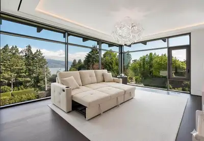 Convertible sofa bed, View more