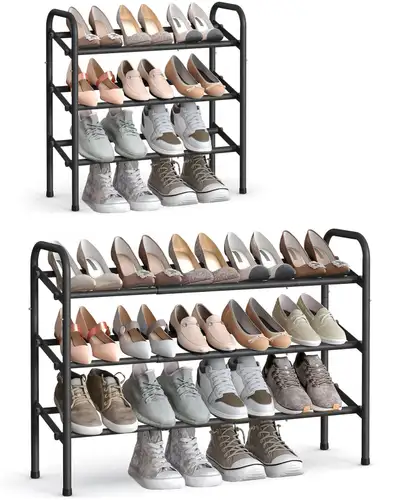 Expandable 3-Tier Shoe Rack, View more