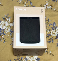 New/Unopened Sonos One SL Speaker- Black 