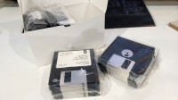 box of 500pc 1.44MB black floppy disks for $25