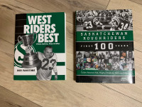 Sask Roughrider history books. 