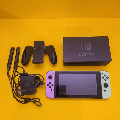 Nintendo Switch V2 Purple/Green, View more
