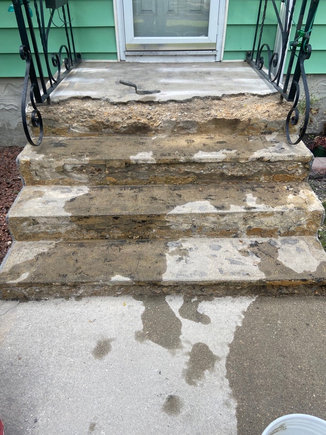 Step By Step Concrete Repairs Brick, Masonry & Concrete Winnipeg