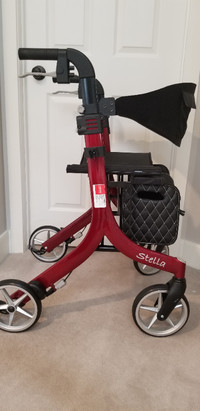 REDUCED: Mobility WALKER – folding 4-wheel Lightweight STELLA 23