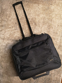 Black Targus Office/Luggage/Documents Bag on Wheels 18"L x15"H
