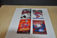 montreal canadiens nhl hockey club schedule lot of 3 98-99 2014-