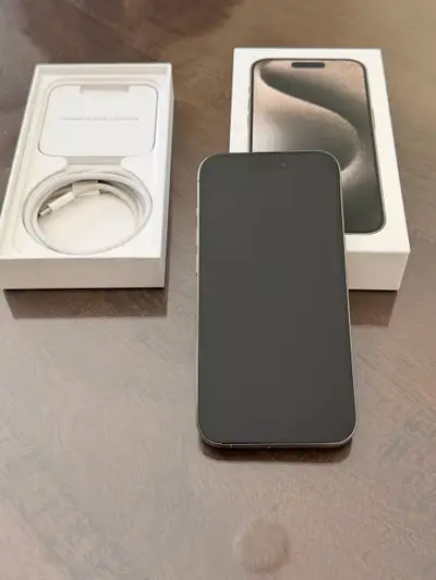 Apple iPhone 15 Pro, Natural Titanium, 128GB, Mint Condition, View more