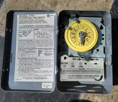 Used to be connected - electrician removed it. Was functioning just fine but didnt have a need for i...