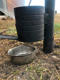 5” cookstove and chimney weighing as light as 1.5lbs or bigger