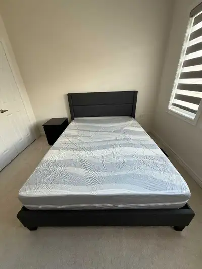 Ikea Queen bed with mattress for sale , View more