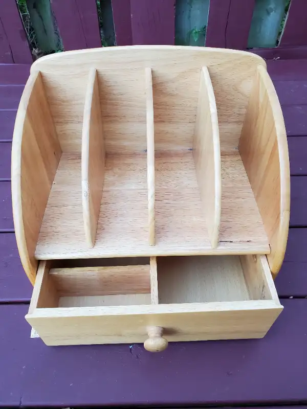 Wooden desktop drawer organizer storage natural color62864744777985122