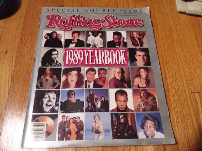 Vintage Rolling Stone magazine, 1989 Yearbook., View more
