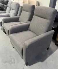 Brand new push back arm chairs