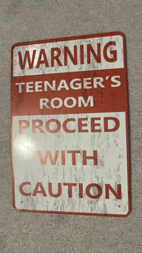 Teen bedroom signs 