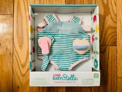 Wee Baby Stella Travel Time Doll / Stuffed Animals Carrier Set, View more