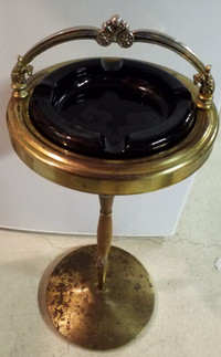Antique ashtray stand