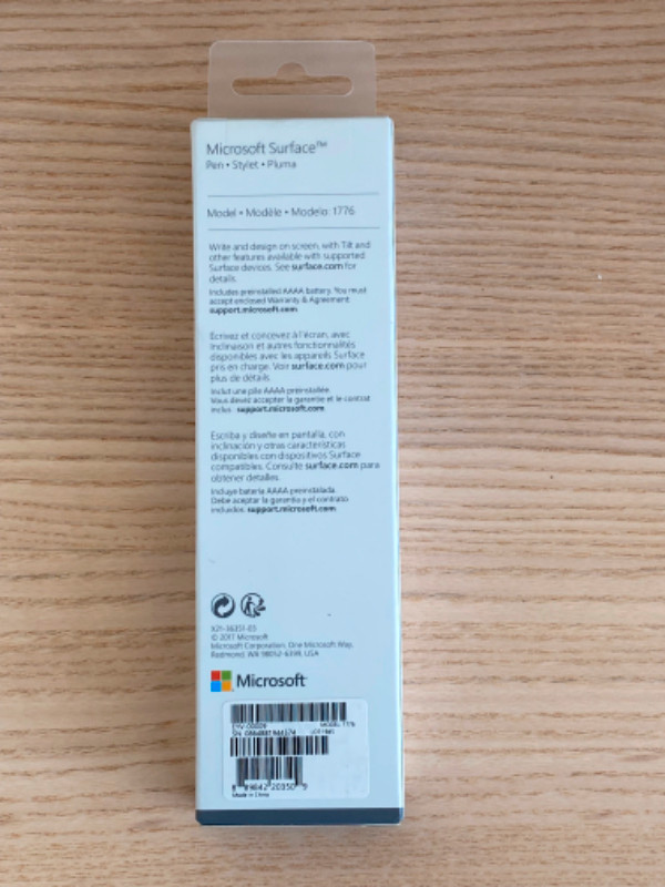 Microsoft Surface Pen, Model 1776, Brand New in Sealed Box in iPad & Tablet Accessories in Calgary - Image 2