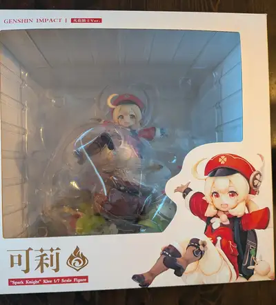 NIB Genshin Impact Klee Spark Knight 1/7 scale figure is a highly detailed collectible perfect for a...