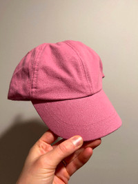 Zara Basic Twill Cap (with unique script), Blush Pink