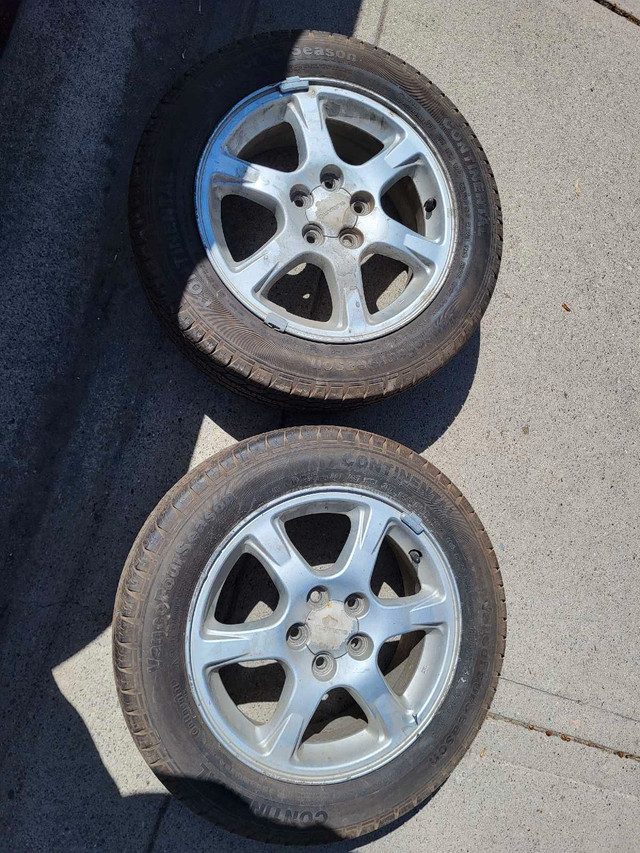 Oem 15" subaru wheels in Tires & Rims in Calgary