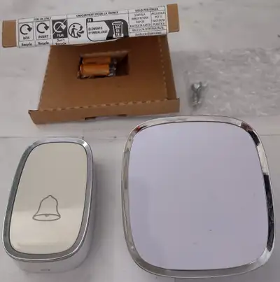 Wireless doorbell., View more
