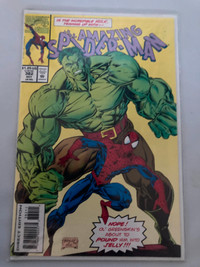 Spiderman 382 featuring The Hulk Marvel Comic Book