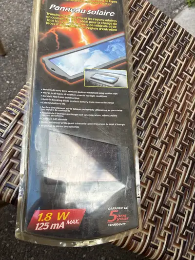 Illuminate your ride with this new old stock Eliminator 1.8W 12V Solar Panel Car Battery Charger! Th...