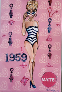 Oeuvre originale Barbie 1959