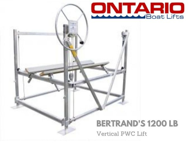Bertrand 1200 lb PWC Lift: Keep Your Watercraft Secure! in Boat Parts, Trailers & Accessories in Kingston