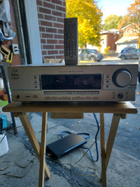 JVC.  RX-6042S.  5chn. Stereo receiver. With remote control.