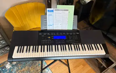 PIANO WORKSTATION KEYBOARD IN MINT CONDITION & ACCESSORIES , View more