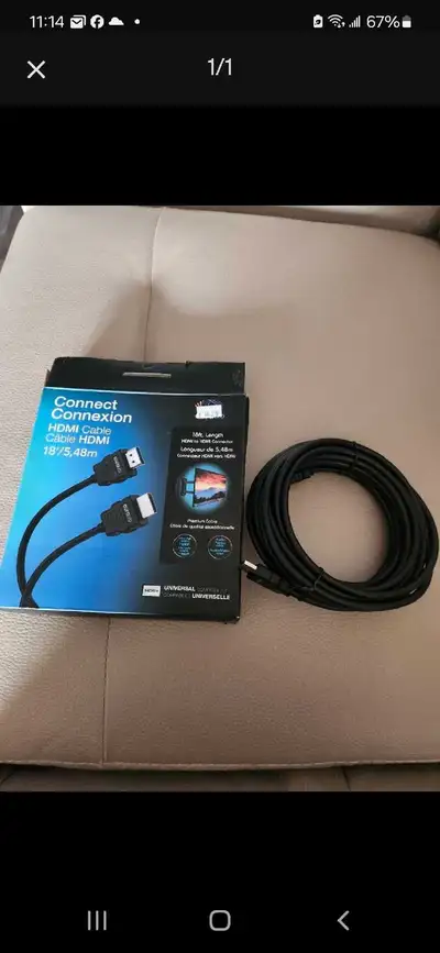Connect Connexion HDMI Cable, View more