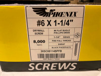Phoenix  #6 x 1-1/4-inch Flat BuglePhillips Drive - Fine Thread