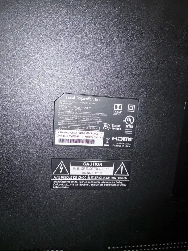  Roku TV 49 Inches in TVs in City of Toronto - Image 5