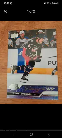 NHL Card- Dmitri Voronkov #492 Young Guns Rookie