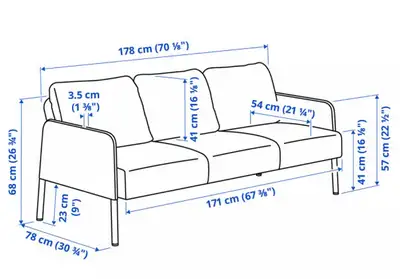 Canapé  + méridienne / Sofa + longue chaise, View more